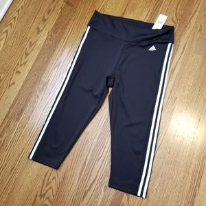 Adidas Black XL Capri Leggings